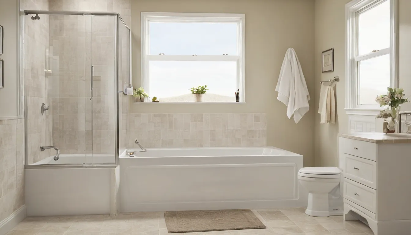 Older homeowner smiling beside a walk-in tub with its side door open in a bright Norristown bathroom